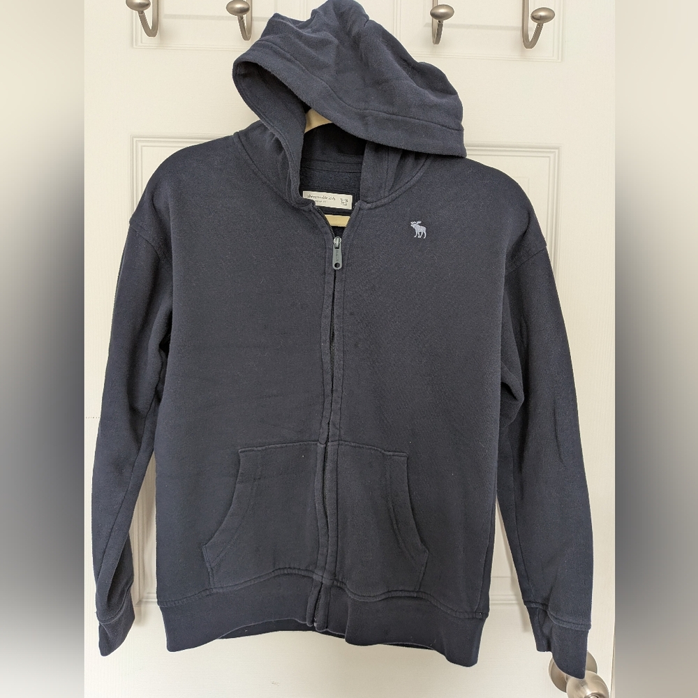 Abercrombie Kids Navy Blue Zip-Up Sweatshirt